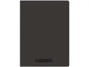 CAHIER CONQUERANT POPLYPROPYLENE INDECHIRABLE ET LAVABLE PAPIER VELIN EXTRA 24X32 CM 96 PAGES SEYES