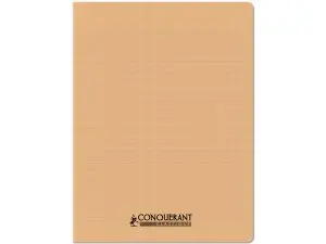 CAHIER CONQUERANT POPLYPROPYLENE INDECHIRABLE ET LAVABLE PAPIER VELIN EXTRA 24X32 CM 96 PAGES SEYES