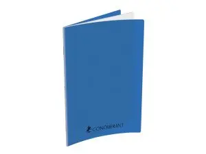 CAHIER CONQUERANT POPLYPROPYLENE INDECHIRABLE ET LAVABLE PAPIER VELIN EXTRA 24X32 CM 192 PAGES SEYES