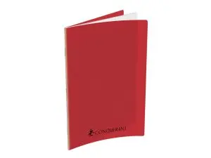 CAHIER CONQUERANT POPLYPROPYLENE INDECHIRABLE ET LAVABLE PAPIER VELIN EXTRA 24X32 CM 192 PAGES SEYES