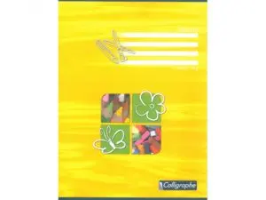 CAHIER DESSIN CALLIGRAPHE PIQURE COUVERTURE CARTE       OFFSET 24X32CM 16 PAGES UNI   120G