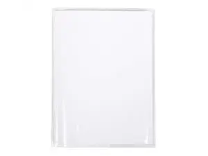 PROTEGE-CAHIER CLAIREFONTAINE 24X32CM PLASTIQUE 22/100E 2   RABATS CRISTAL INCOLORE