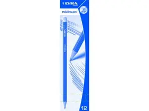 CRAYONS GRAPHITE ROBINSON 3B LYRA HEXAGONAL ETUI DE 12 UNITES
