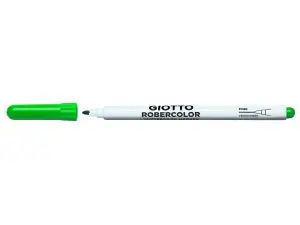 FEUTRE ROBERCOLOR POINTE FINE GIOTTO POUR TABLEAU BLANC     ODEUR NEUTRE ECRITURE 1MM     COLORIS VERT