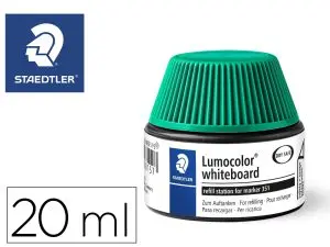 FLACON RECHARGE STAEDTLER LUMOCOLOR 351 DE 20ML COLORIS VERT