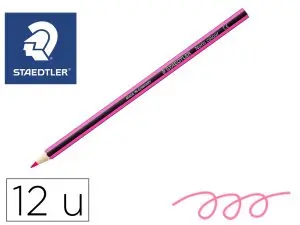 CRAYONS STAEDTLER NORIS COLOUR 185 COLORIS ROSE POCHETTE DE 12