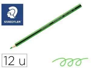 CRAYONS STAEDTLER NORIS COLOUR 185 COLORIS VERT CLAIR POCHETTE DE 12