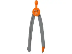 COMPAS WONDAY FIBRE A MINE 360  STAR PLASTIQUE 135MM     BICOLORE