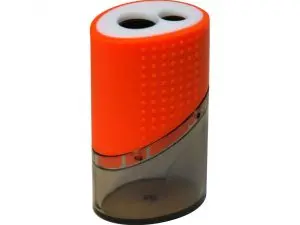 TAILLE-CRAYONS WONDAY PLASTIQUE 2 USAGES RESERVE    COLORIS ASSORTIS