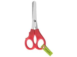 CISEAUX WONDAY ENZO 12CM GAUCHER LAMES ACIER INOX BOUTS RONDS ANNEAUX SYMETRIQUES