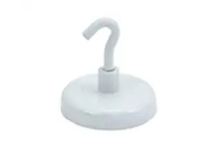 CROCHET SUSPENSION WONDAY MAGNETIQUE Ï 36MM FORCE 10KG  COLORIS BLANC LOT 2 UNITES