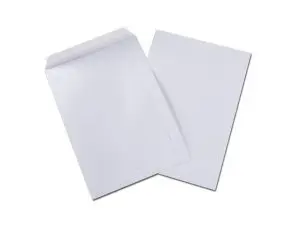 POCHETTES BLANCHES OXFORD AUTO ADHESIVES AVEC FERMETURE SECURISEE 229X324MM 250       UNITES