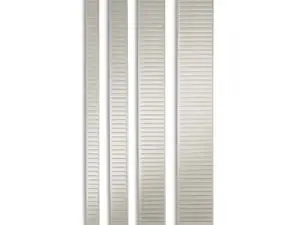 BANDE PLANNING NOBO MÉTAL FICHE INDICE 2 54 FENTES ADAPTÉE CARTE T CAPACITÉ 54 CARTES FORMAT 96X6,4CM COLORIS GRIS