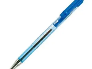 STYLO-BILLE PILOT BP-S MATIC ÉCRITURE FINE 0.3MM 800M ENCRE CLASSIQUE RÉTRACTABLE CORPS TRANSLUCIDE RECHARGEABLE BLEU