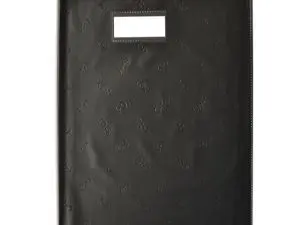 PROTÈGE-CAHIER ELBA STYL'SMS PVC OPAQUE 12/100E SANS PHTALATES PORTE-ÉTIQUETTE ET ÉTIQUETTE A4+ 240X320MM NOIR