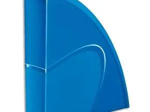 PORTE-REVUES CEP PRO POLYSTYRÈNE ANTICHOC ROBUSTE FORMAT 24X32CM 25.9X8X31CM COLORIS GLOSS BLEU