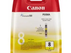 CARTOUCHE CANON JET D'ENCRE 0623 B001-CLI8Y COULEUR JAUNE 420P