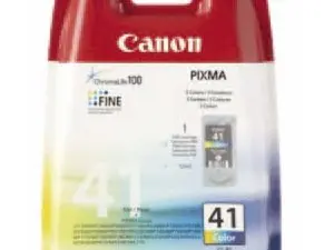 CARTOUCHE CANON JET D'ENCRE 0617 B001-CL41 3 COULEURS CYAN/MAGENTA/JAUNE 155P