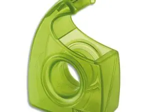 DÉVIDOIR TESA EASY CUT GREEN 100% RECYCLÉ POUR RUBAN ADHÉSIF 19MMX33M LAME DENTELÉE COLORIS VERT