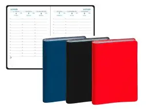 AGENDA EXACOMPTA POCHE HORIZON 13 SEMAINIER BARBARA COUVERTURE AMOVIBLE 1 SEMAINE 2 PAGES 90X130MM COLORIS ASSORTIS