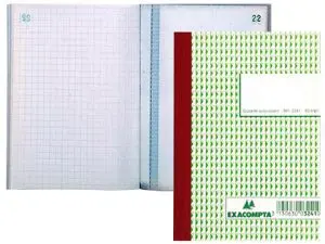 MANIFOLD AUTOCOPIANT EXACOMPTA A5 105X148MM QUADRILLÉ 5X5 FOLIOTAGE 50 TRIPLIS