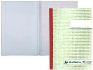 MANIFOLD AUTOCOPIANT EXACOMPTA A5 148X210MM QUADRILLÉ 5X5 FOLIOTAGE 50 TRIPLIS