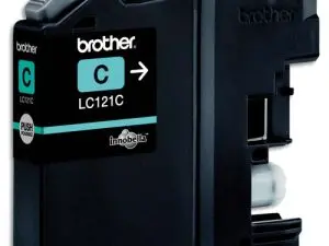 CARTOUCHE BROTHER JET D'ENCRE LC121CBP COULEUR CYAN