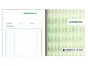MANIFOLD AUTOCOPIANT EXACOMPTA COMMANDES A4 210X297MM FOLIOTAGE 50 DUPLIS