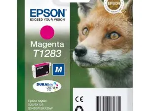 CARTOUCHE EPSON T1283 JET D'ENCRE C13T12834010 COULEUR MAGENTA 140P