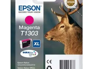 CARTOUCHE EPSON T1303 JET D'ENCRE C13T13034010 COULEUR MAGENTA 800P