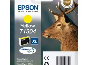 CARTOUCHE EPSON T1304 JET D'ENCRE C13T13044010 COULEUR JAUNE 800P