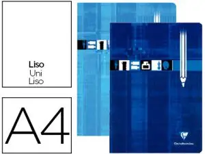 CAHIER DESSIN PIQUÉ CLAIREFONTAINE EXTRA BLANC COUVERTURE PELLICULÉE A4 21X29,7CM 32 PAGES 125G UNI