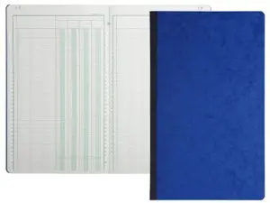 REGISTRE PIQÛRE EXACOMPTA COLONNES 195X320MM 31 LIGNES 4 COLONNES/PAGE 80 PAGES