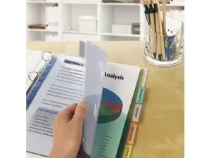 INTERCALAIRE AVERY POLYPROPYLÈNE 12 TOUCHES A4+ONGLETS BRISTOL PERSONNALISABLES ET IMPRIMABLES