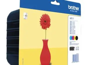 CARTOUCHE ENCRE BROTHER LC-121 MFC-J6520DW / J6720DW  / J6920DW PACK COULEUR NOIR   JAUNE CYAN MAGENTA 300 PAGES