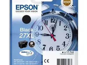 CARTOUCHE EPSON T2711 JET D'ENCRE C13T27114010 COULEUR NOIR HAUTE CAPACITÉ 1500P