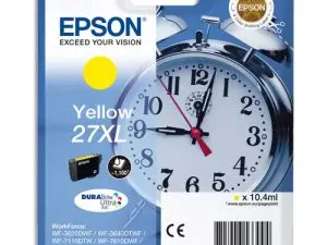 CARTOUCHE EPSON T2714 JET D'ENCRE C13T27144010 COULEUR JAUNE HAUTE CAPACITÉ 1100P