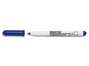 MARQUEUR GIOTTO ROBERCOLOR TABLEAU BLANC POINTE MEDIUM OGIVE 4 MM ENCRE EFFAÇABLE COLORIS BLEU