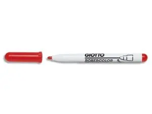 MARQUEUR GIOTTO ROBERCOLOR EFFAÇABLE TABLEAU BLANC POINTE MEDIUM OGIVE 4 MM COLORIS ROUGE