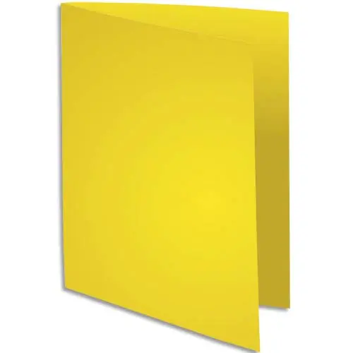 SOUS-CHEMISE EXACOMPTA ROCK'S 220X310MM 80G COLORIS CITRON PACK 100 UNITÉS