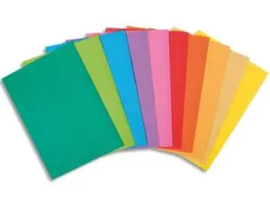 SOUS-CHEMISE EXACOMPTA ROCK'S 220X310MM 80G COLORIS ASSORTIS PACK 30 UNITÉS