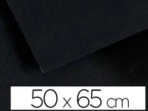 PAPIER DESSIN CANSON VIVALDI Nº626 50X65CM 120G/M2 OFFSET UNICOLORE NOIR