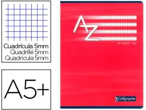 RÉPERTOIRE CLAIREFONTAINE PIQÛRE PAPIER SURFIN COUVERTURE CARTE COUCHÉE VERNIE 170X220MM 96 PAGES 70G 5X5MM