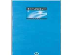 CAHIER PIQUÉ CONQUÉRANT SEPT COUVERTURE OFFSET A4 21X29,7CM 96 PAGES 70G 5X5MM
