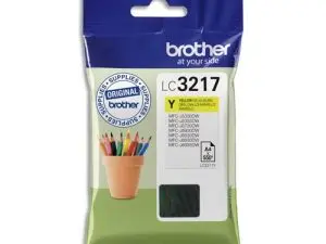 CARTOUCHE BROTHER JET D'ENCRE LC3217 COULEUR JAUNE 550P