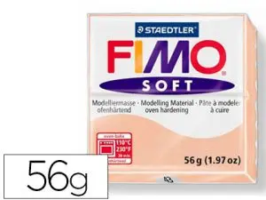 PÂTE À MODELER FIMO SOFT COLORIS CHAIR CLAIR PAIN 57G