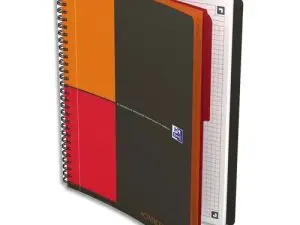 CAHIER OXFORD ACTIVEBOOK RELIURE INTÉGRALE B5 17,6X25CM 160 PAGES 80G QUADRILLAGE 5MM