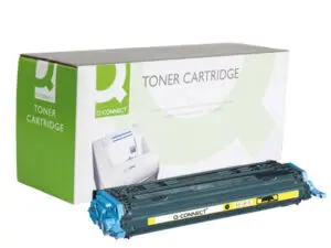 TONER LASER Q-CONNECT COMPATIBLE IMPRIMANTES HP Q6002A COULEUR JAUNE 2000P