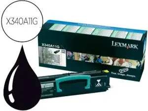 TONER LASER LEXMARK X340A11G POUR X340/X342N COULEUR NOIR 2500P