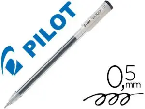 ROLLER PILOT ÉCRITURE MOYENNE 0.5MM CAPUCHON ENCRE GEL CHOOSE BEGREEN DERNIÈRE GÉNÉRATION ENCRE COULEUR NOIR